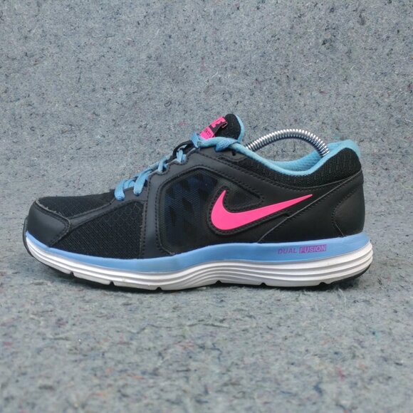 Nike Shoes - Nike Dual Fusion ST3 Womens Size 6 Running Shoe Black Blue Pink 657498-003